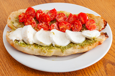 Mozzarella, Tomato, and Pesto Sandwich