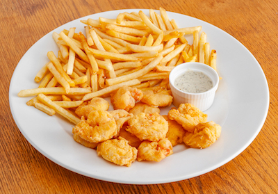 Scampi with Chips